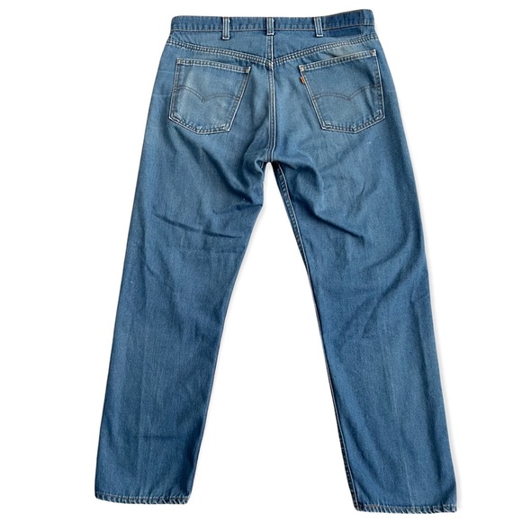 Vintage 80’s Levi’s Orange Tab 505 Classic Straight Leg Jeans USA / 36 X 30 - Picture 1 of 11